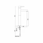 Rozšířená umyvadlová baterie z mosazi bez odtoku Made in Italy - Ermia Viadurini