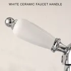 Ručně vyráběná mosazná umyvadlová baterie klasického stylu s pákou - Noriana Viadurini