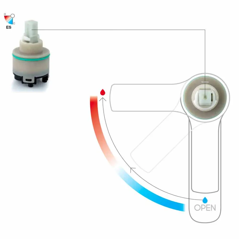 Moderní mosazný bidetový mixér s odtokem vyrobený v Itálii - Sindra Viadurini