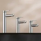 Páková směšovací baterie s kovovým umyvadlem v moderním designu - Zanio Viadurini