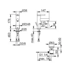 Jednopáková umyvadlová baterie Klasický design chromová mosaz - Artemisia Viadurini