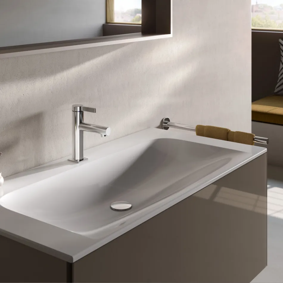 Jednopáková umyvadlová baterie Klasický design chromová mosaz - Artemisia Viadurini