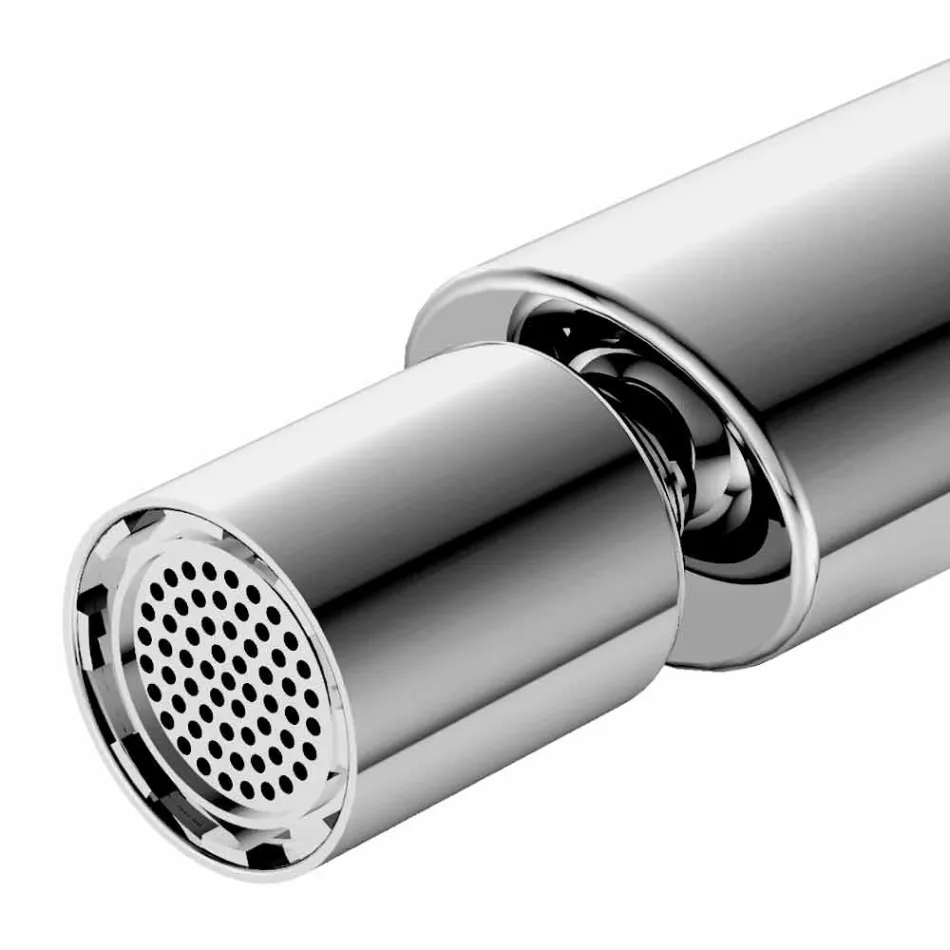 Moderní jednopáková baterie s odtokem z kovového bidetu - Pinto Viadurini