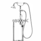 Klasická mosazná vanová baterie vyrobená v Itálii - Eripio Viadurini