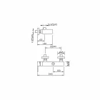 Sprchová baterie s připojením na sloupek Made in Italy - Panela Viadurini