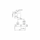 Externí sprchová baterie se sloupovým připojením vyrobená v Itálii - Sika Viadurini