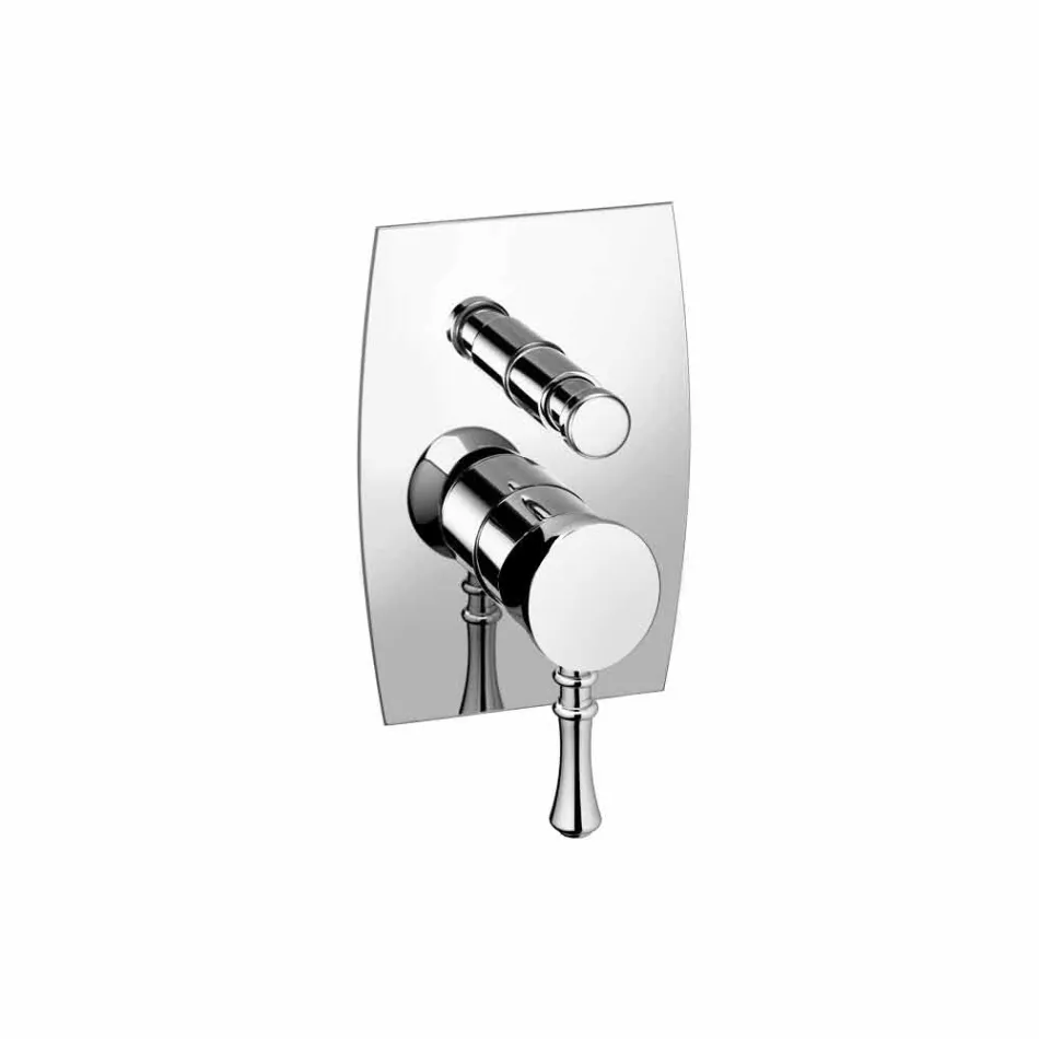 Designová mosazná sprchová nebo vanová baterie vyrobená v Itálii - Neno Viadurini