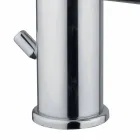 Moderní chromová mosazná umyvadlová baterie vyrobená v Itálii - Ermia Viadurini