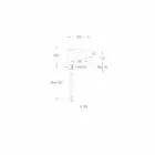 Moderní mosazná umyvadlová baterie vyrobená v Itálii - Besugo Viadurini