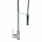 Kuchyňská umyvadlová baterie z mosazi s ruční sprchou vyrobené v Itálii - Kalimo Viadurini