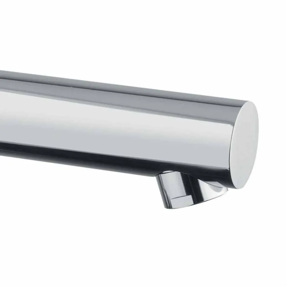 Umyvadlová baterie z chromované mosazi s odtokem vyrobené v Itálii - Ermia Viadurini