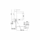 Mosazná umyvadlová baterie Chrome Finish Made in Italy - Ermia Viadurini