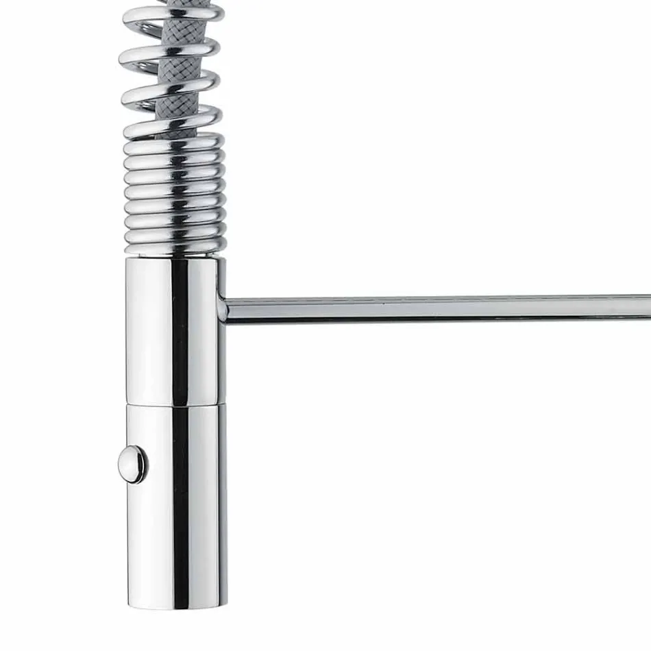 Nastavitelná umyvadlová baterie s mosaznou pružinou vyrobená v Itálii - kardio Viadurini