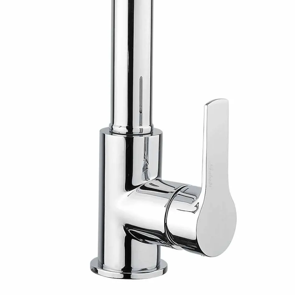 Nastavitelná umyvadlová baterie s mosaznou pružinou vyrobená v Itálii - kardio Viadurini