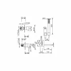 Vyrobeno v Itálii Designová vestavěná vanová baterie - Panela Viadurini