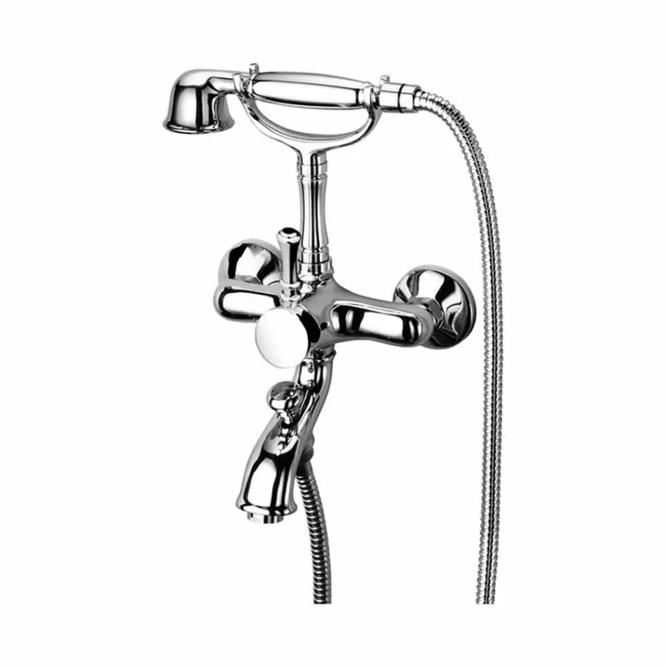 Mosazná externí vanová baterie vyrobená v Itálii - Neno Viadurini