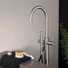 Venkovní stojací vanová baterie z nerezové oceli AISI 316L - drápy Viadurini