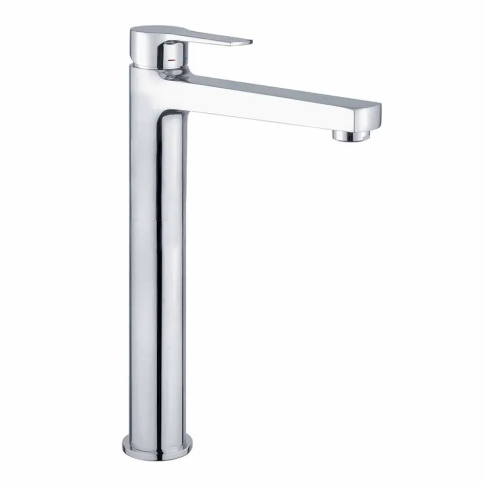 Rozšířená baterie pro umyvadlo z moderní mosazi vyrobené v Itálii - Sindra Viadurini