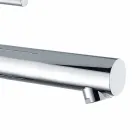 Prodloužená mosazná umyvadlová baterie bez odtoku vyrobená v Itálii - Ermia Viadurini