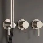 Vestavěná vanová baterie se 3 vývody z oceli AISI 316L - Artigli Viadurini