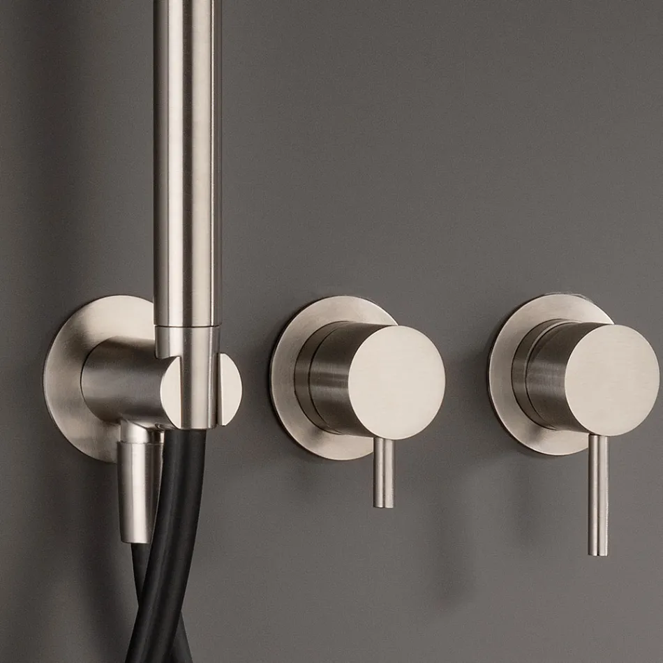 Vestavěná vanová baterie se 3 vývody z oceli AISI 316L - Artigli Viadurini