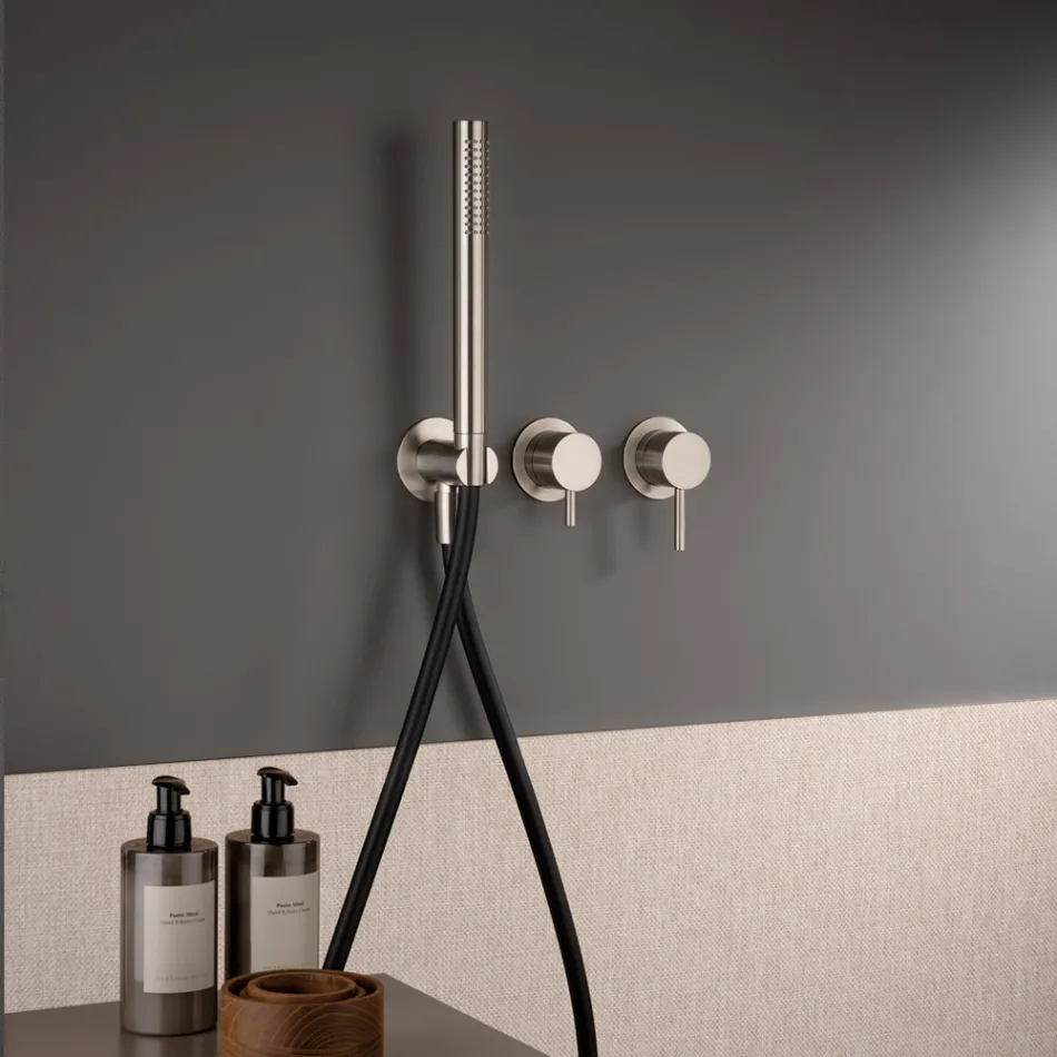 Vestavěná vanová baterie se 3 vývody z oceli AISI 316L - Artigli Viadurini