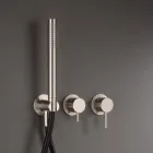 Vestavěná vanová baterie se 3 vývody z AISI 316L oceli - Artigli Viadurini