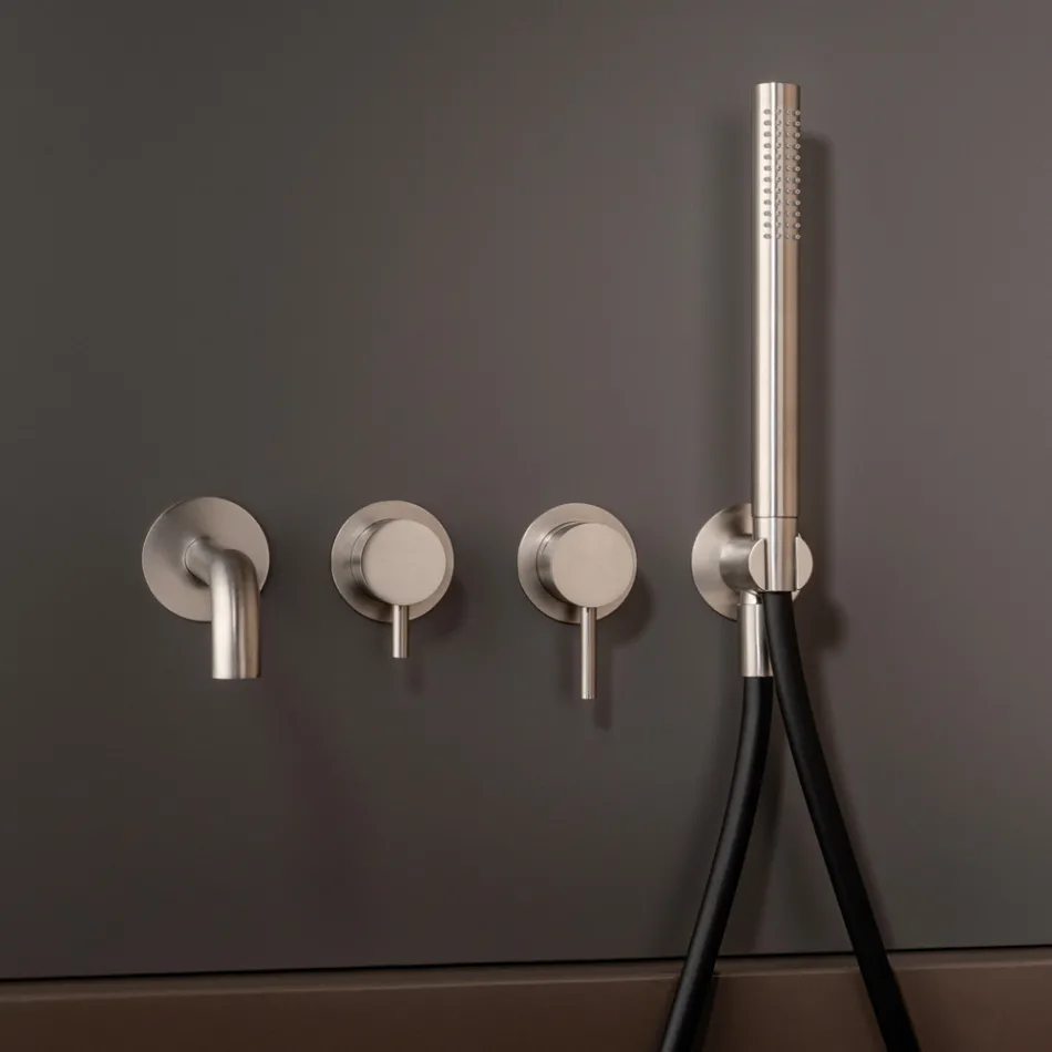 Vestavná vanová baterie z nerezové oceli AISI 316L - drápy Viadurini