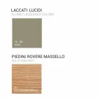 Koupelnová skříňka s umyvadlem v lakovaném dřevě 120x85x46cm Jantar, vyrobený v Itálii Viadurini