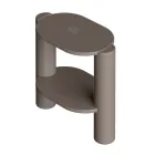 Keramická koupelnová skříňka v různých barvách vyrobená v Itálii - Dívka Viadurini