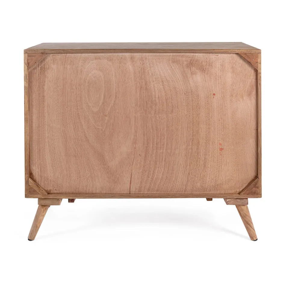 Dřevěná komoda Sheesham Design se 3 zásuvkami Homemotion - Fregene Viadurini