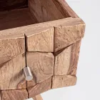 Dřevěná komoda Sheesham Design se 3 zásuvkami Homemotion - Fregene Viadurini