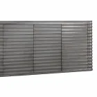 Mobile se 4 dřevěnými dveřmi tvarované konstrukce, L230xP49 cm, Dana Viadurini