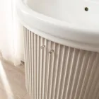 Skříňka se dvěma dvířky a jednou policí s umyvadlem Made in Italy - Candy Viadurini