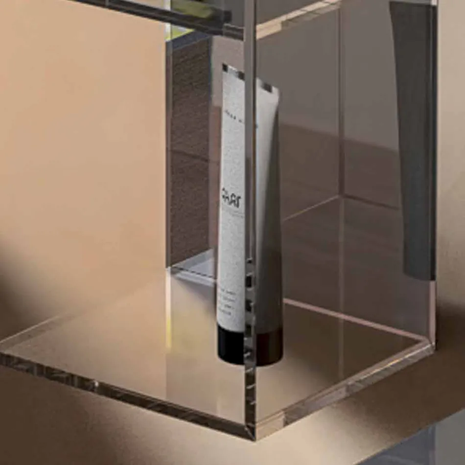 Skříňka se 3 oddíly moderní design, L180xH900 mm, Adelia Viadurini