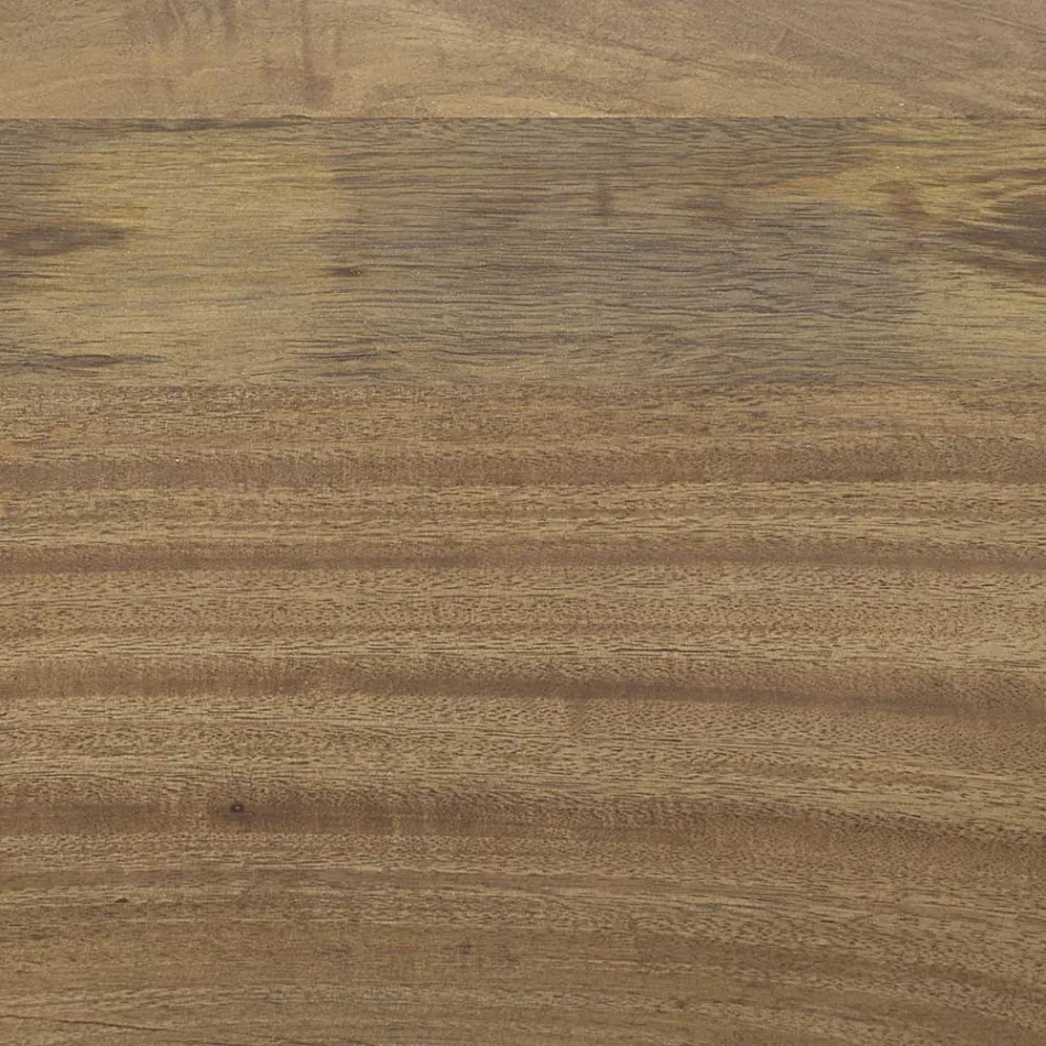 Mobilní příborník se 2 dvířky a 3 zásuvkami z vintage mangovníkového dřeva - Desiderio Viadurini