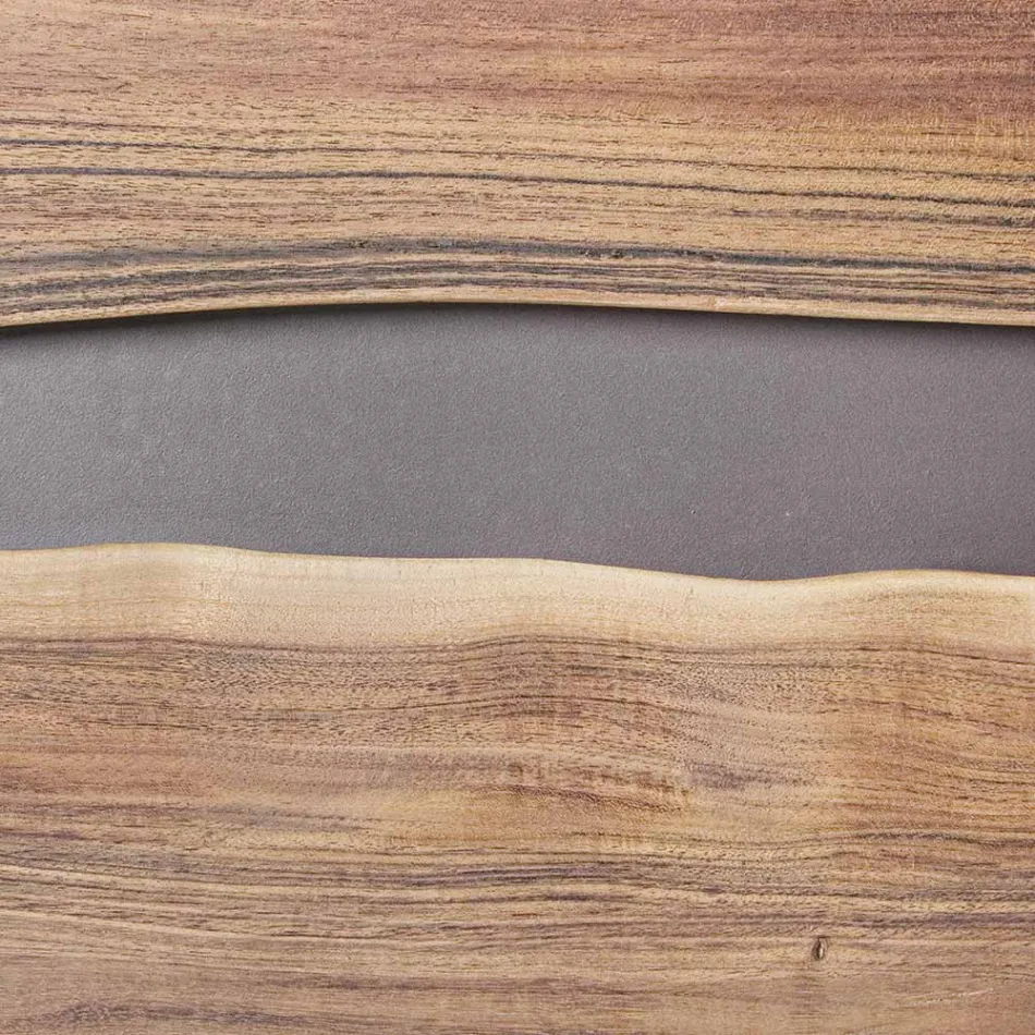 Mobilní příborník 4 dveře Acacia Wood Naturalistic Homemotion - Maramero Viadurini