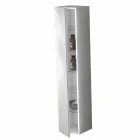 Sloupový koupelnový nábytek 6 polic s dvířky ve 4 provedeních - Antanta Viadurini