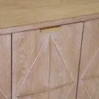 Vnitřní skříň se 4 dveřmi s dýhou MDF a jedlovými nohami - Tempesta Viadurini