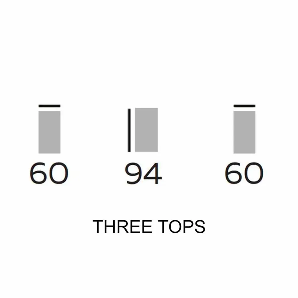 Designový dřevěný nábytek s kulatými policemi v Gresu vyrobený v Itálii - Aspide Viadurini