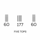 Designový dřevěný nábytek s kulatými policemi v Gresu vyrobený v Itálii - Aspide Viadurini