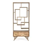 Knihovna do obývacího pokoje z akáciového dřeva a zásuvka Homemotion - Auriel Viadurini