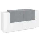 Nábytek do obývacího pokoje 2 dveře a 2 dveře ze dřeva 2 povrchové úpravy - Theresse Viadurini