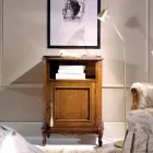 Klasický dřevěný držák na telefon s dvířky Made in Italy - Richard Viadurini