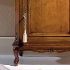 Klasický dřevěný držák na telefon s dvířky Made in Italy - Richard Viadurini