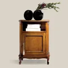 Klasický dřevěný držák na telefon s dvířky Made in Italy - Richard Viadurini