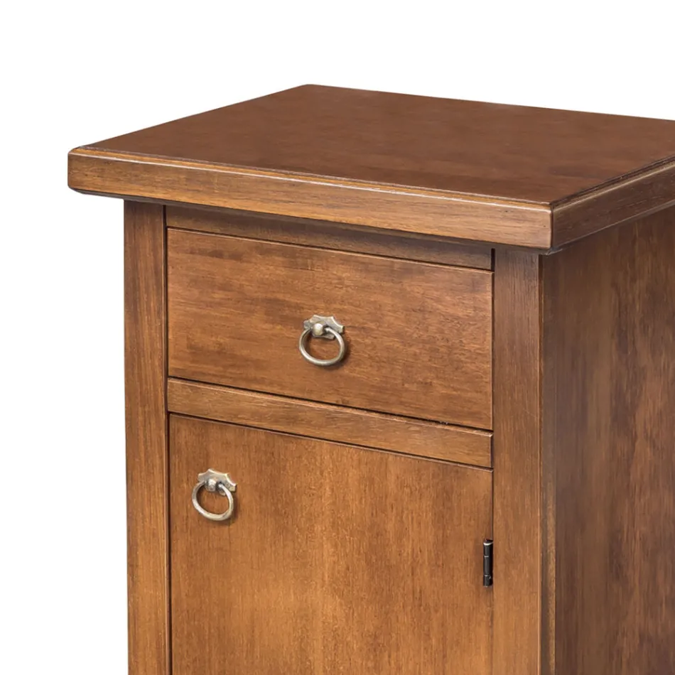 Telefonní skříň z patinovaného ořechu Made in Italy - Atunis Viadurini