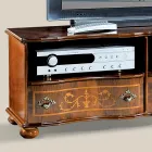 Klasická TV skříňka z luxusního ořechového dřeva Made in Italy - Prince Viadurini