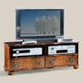 Klasický TV stolek z luxusního ořechového dřeva Made in Italy - Prince