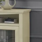 TV stolek se 2 dvířky a 3 otevřenými přihrádkami Made in Italy - Ymir Viadurini